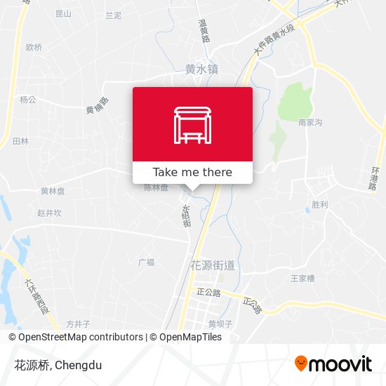花源桥 map
