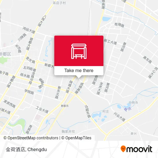 金荷酒店 map
