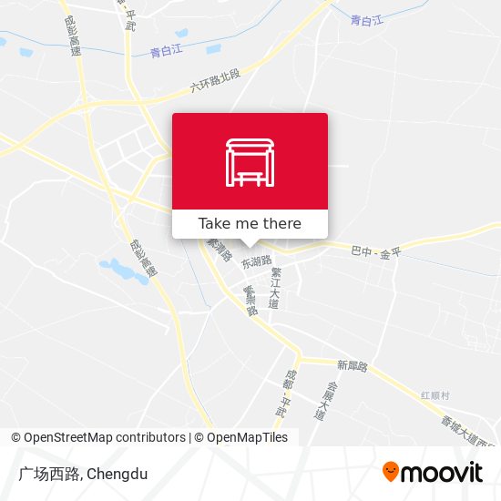 广场西路 map