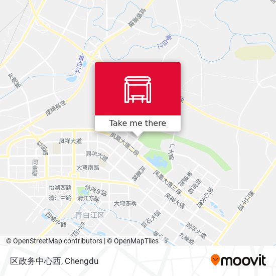 区政务中心西 map