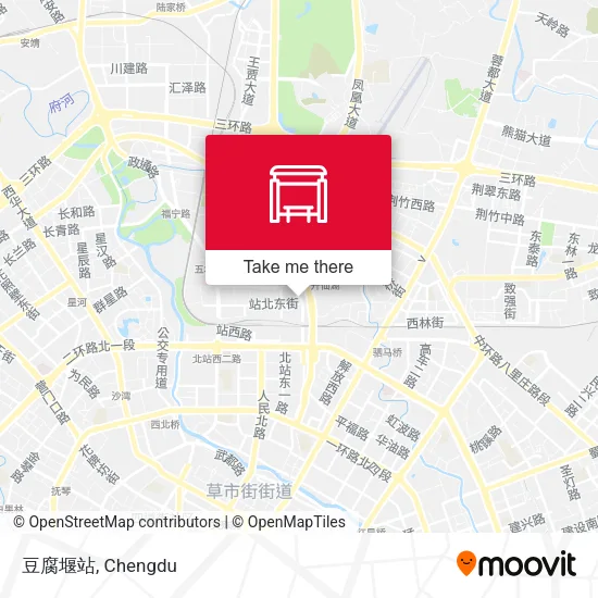 豆腐堰站 map