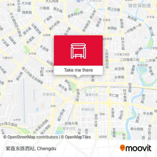 紫薇东路西站 map