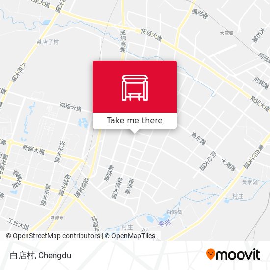 白店村 map