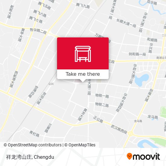 祥龙湾山庄 map