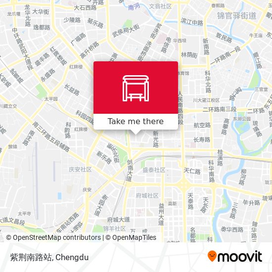 紫荆南路站 map