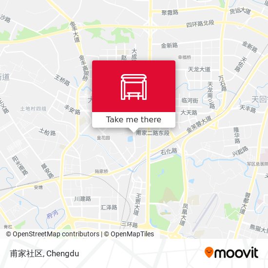 甫家社区 map