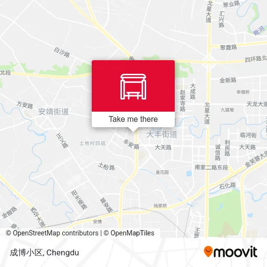 成博小区 map