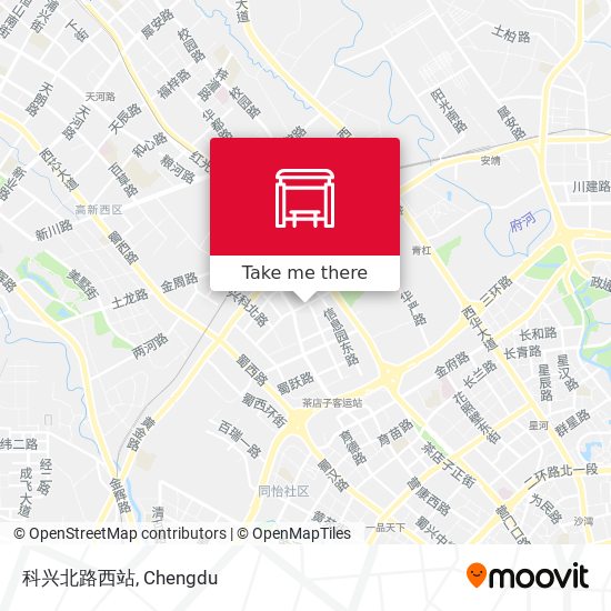 科兴北路西站 map