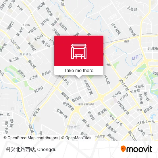 科兴北路西站 map