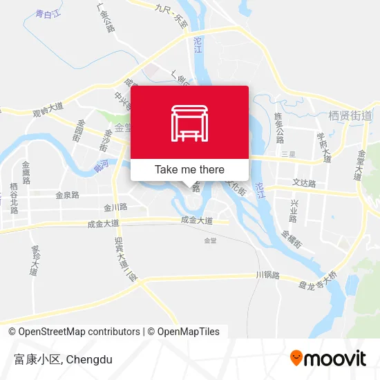 富康小区 map