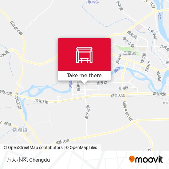 万人小区 map