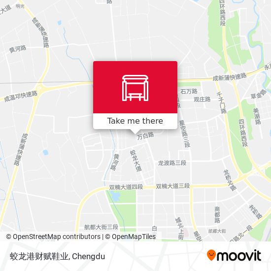 蛟龙港财赋鞋业 map