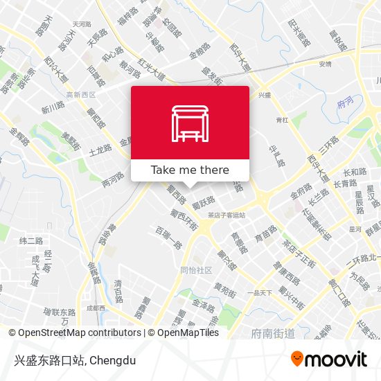 兴盛东路口站 map