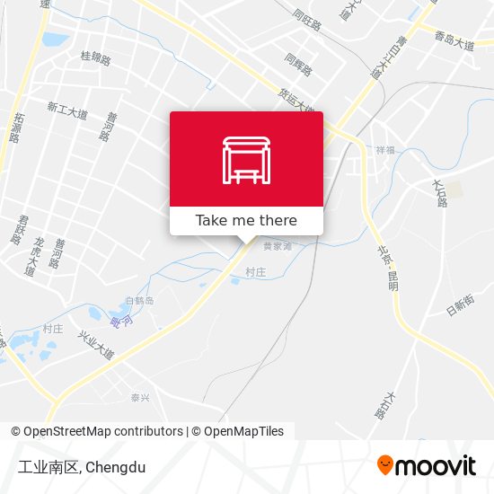 工业南区 map