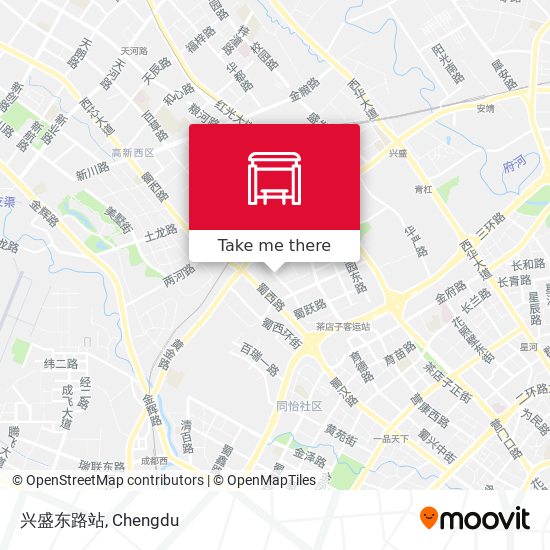 兴盛东路站 map