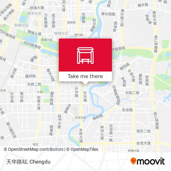 天华路站 map