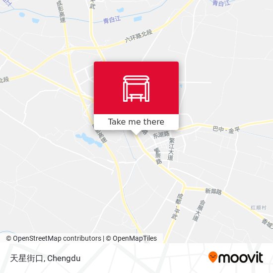 天星街口 map