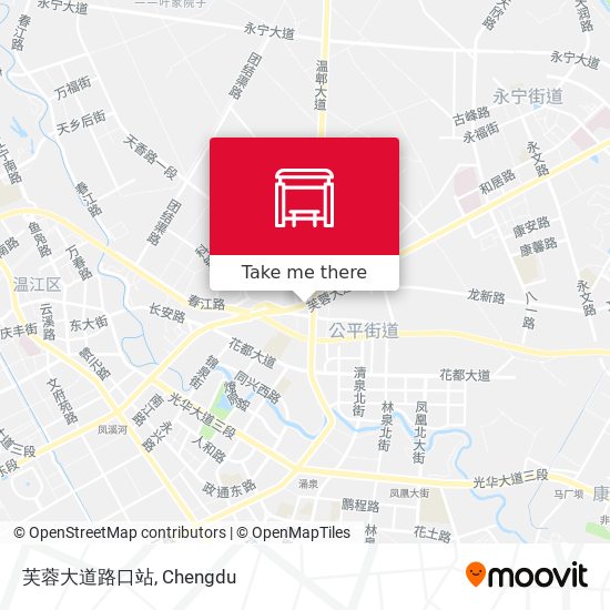 芙蓉大道路口站 map