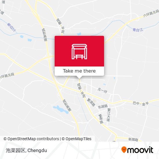 泡菜园区 map
