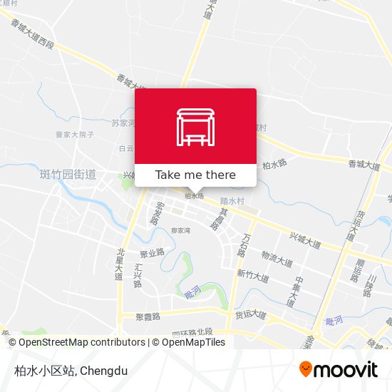 柏水小区站 map