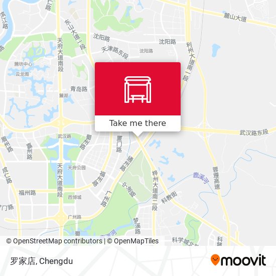 罗家店 map