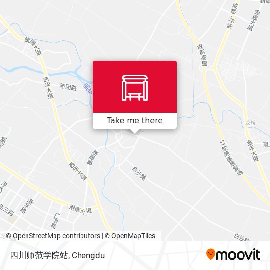 四川师范学院站 map
