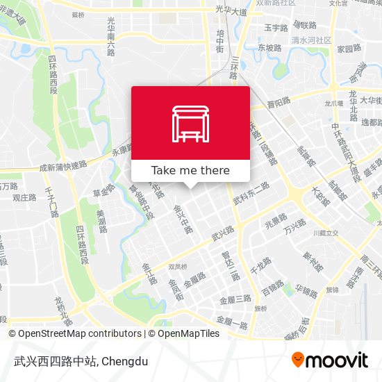 武兴西四路中站 map