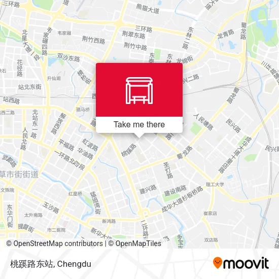 桃蹊路东站 map