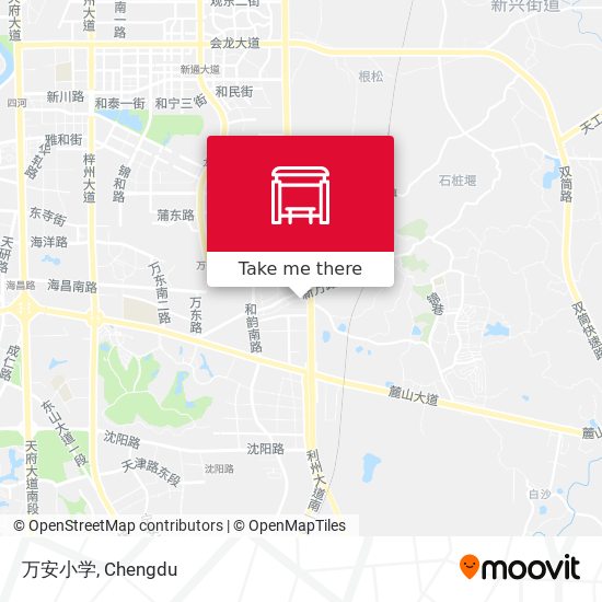 万安小学 map