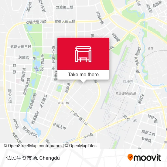 弘民生资市场 map