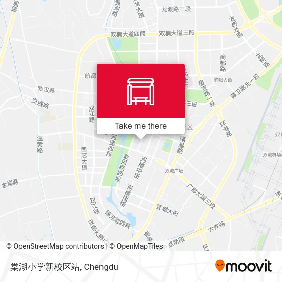 棠湖小学新校区站 map
