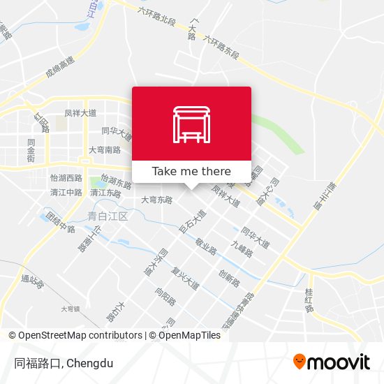 同福路口 map