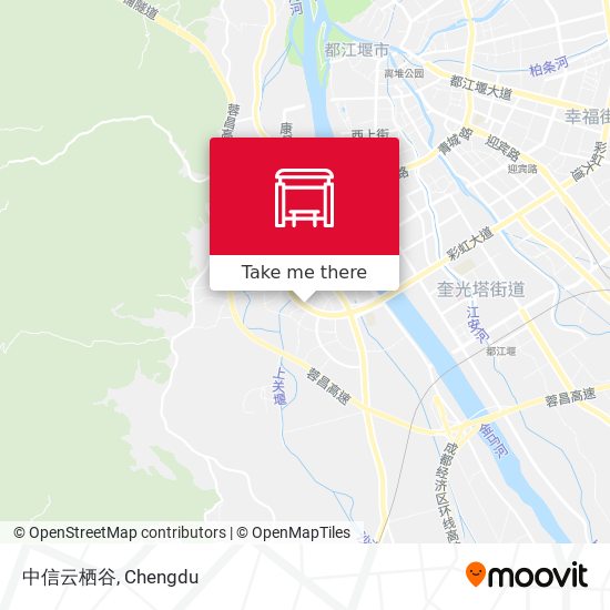 中信云栖谷 map