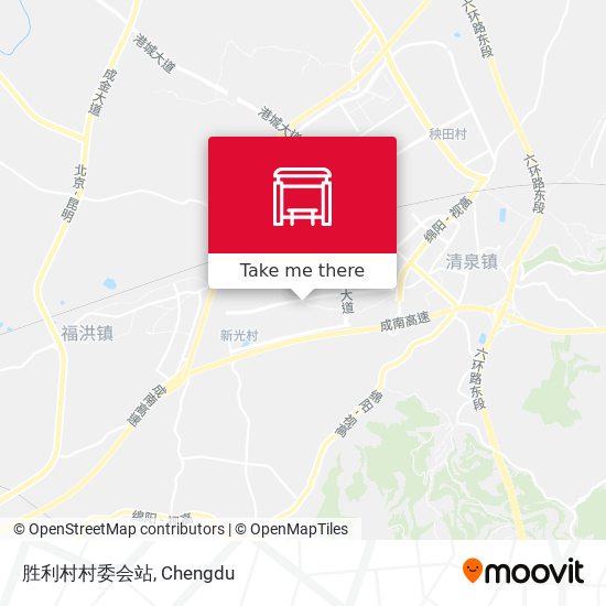 胜利村村委会站 map