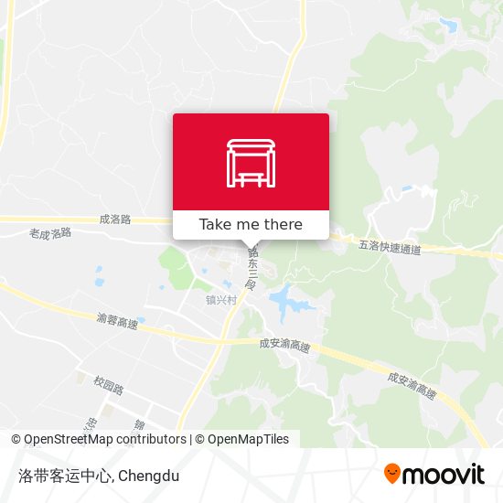 洛带客运中心 map