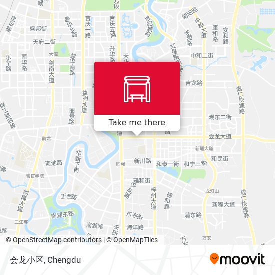 会龙小区 map