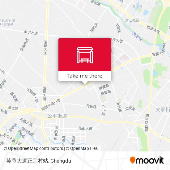 芙蓉大道正宗村站 map