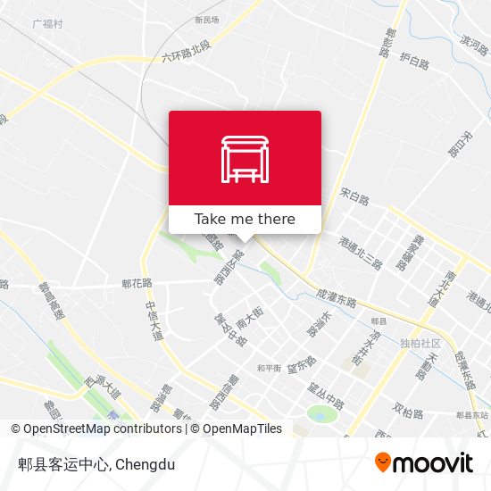 郫县客运中心 map