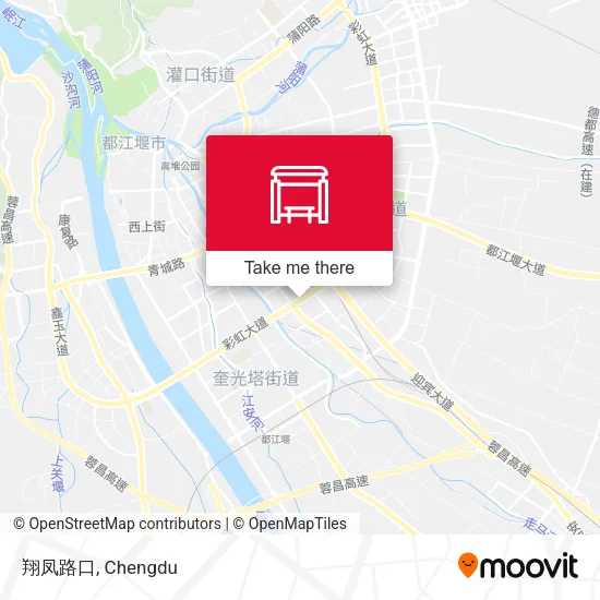 翔凤路口 map