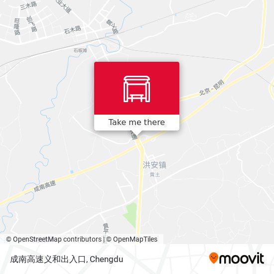 成南高速义和出入口 map