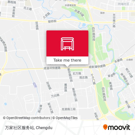 万家社区服务站 map