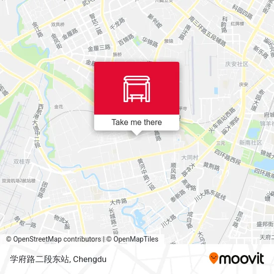 学府路二段东站 map