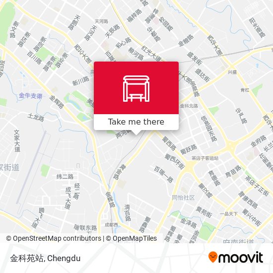 金科苑站 map