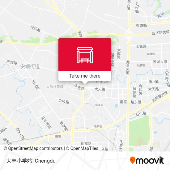 大丰小学站 map