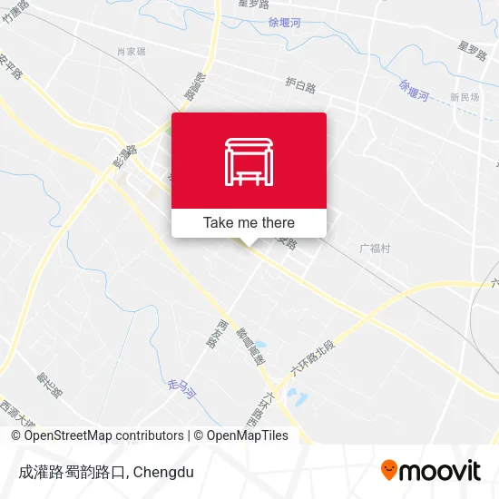 成灌路蜀韵路口 map
