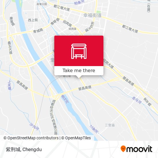 紫荆城 map