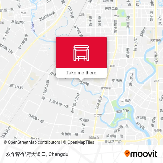 双华路华府大道口 map
