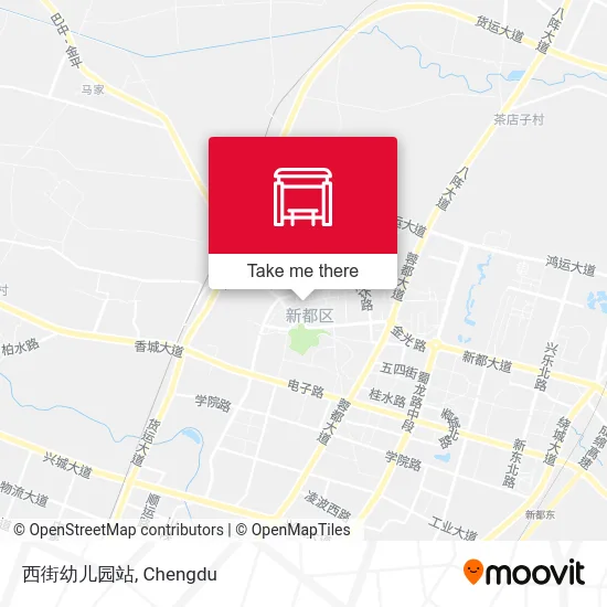 西街幼儿园站 map