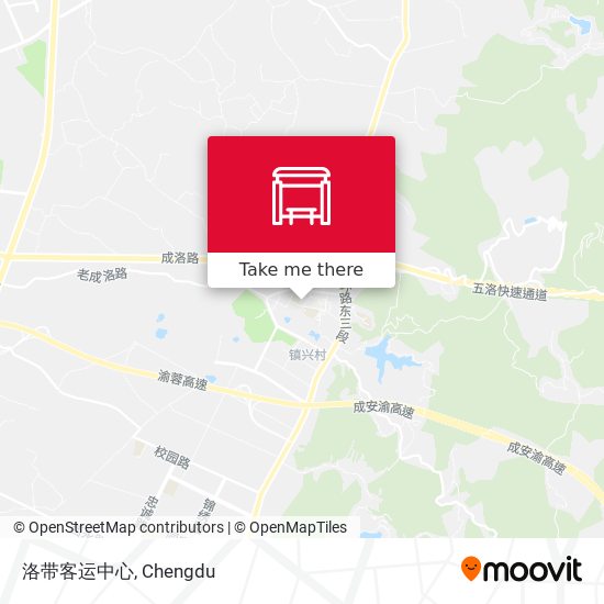 洛带客运中心 map