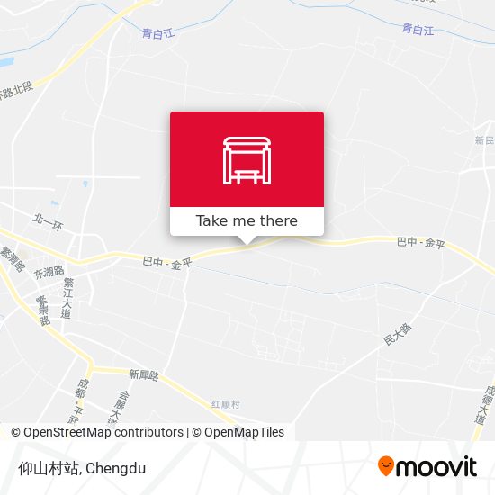 仰山村站 map
